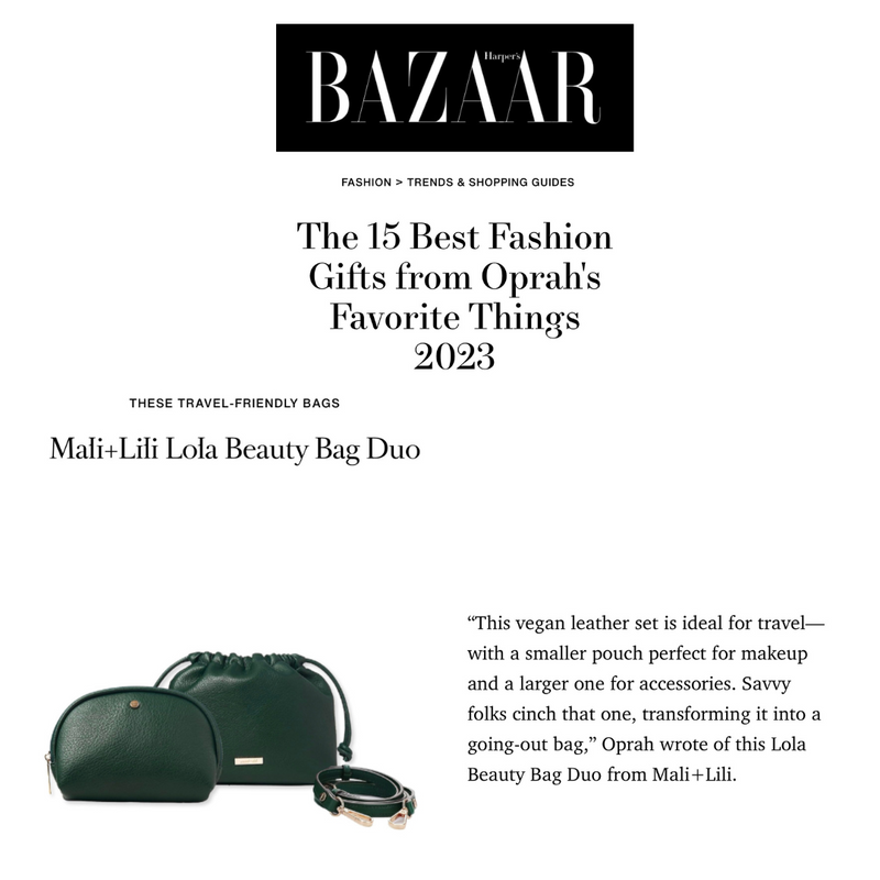 MALI + LILI x Harper's Bazaar 