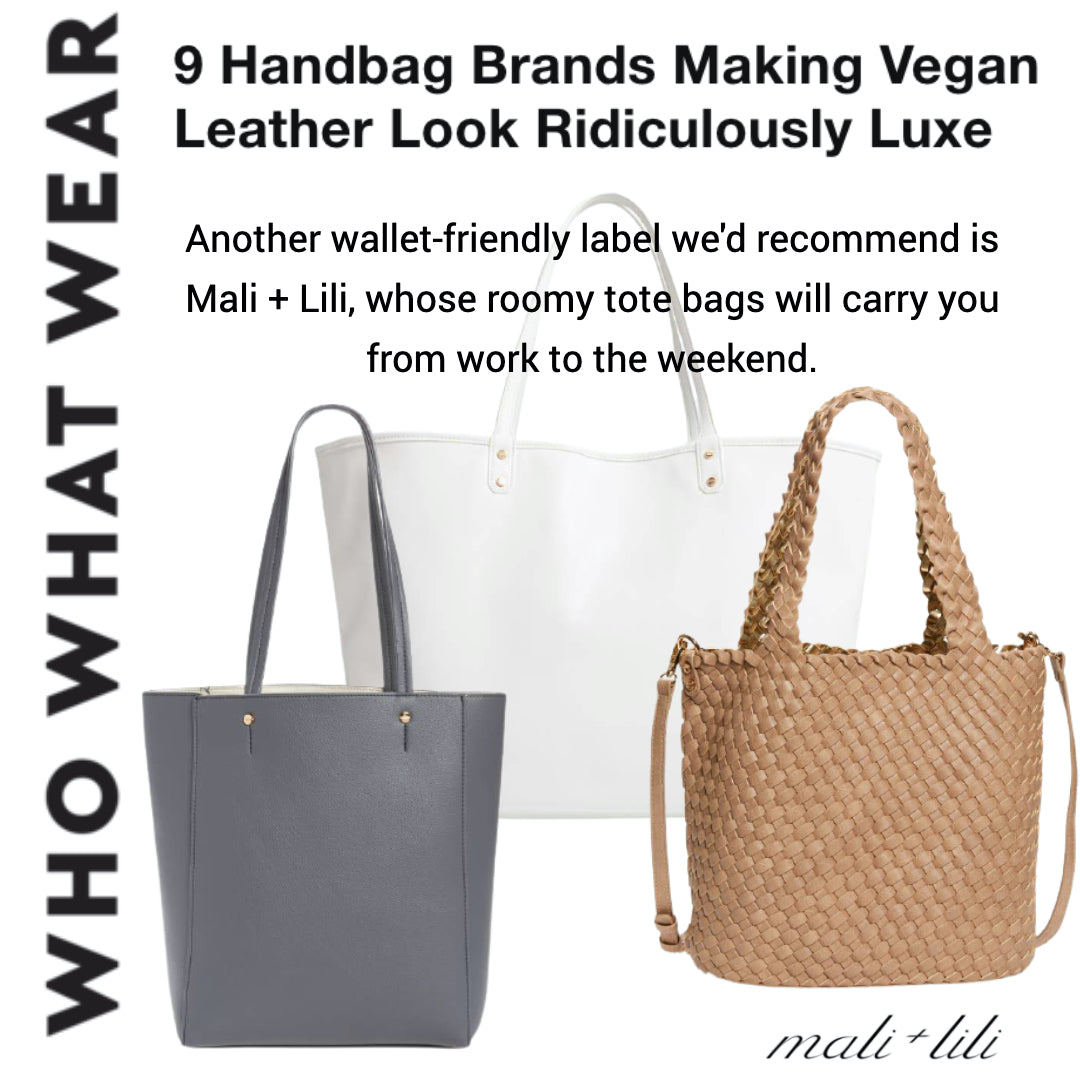 WHO WHAT WEAR "9 Handbag Brands Making Vegan Leather Look Ridiculously Luxe"