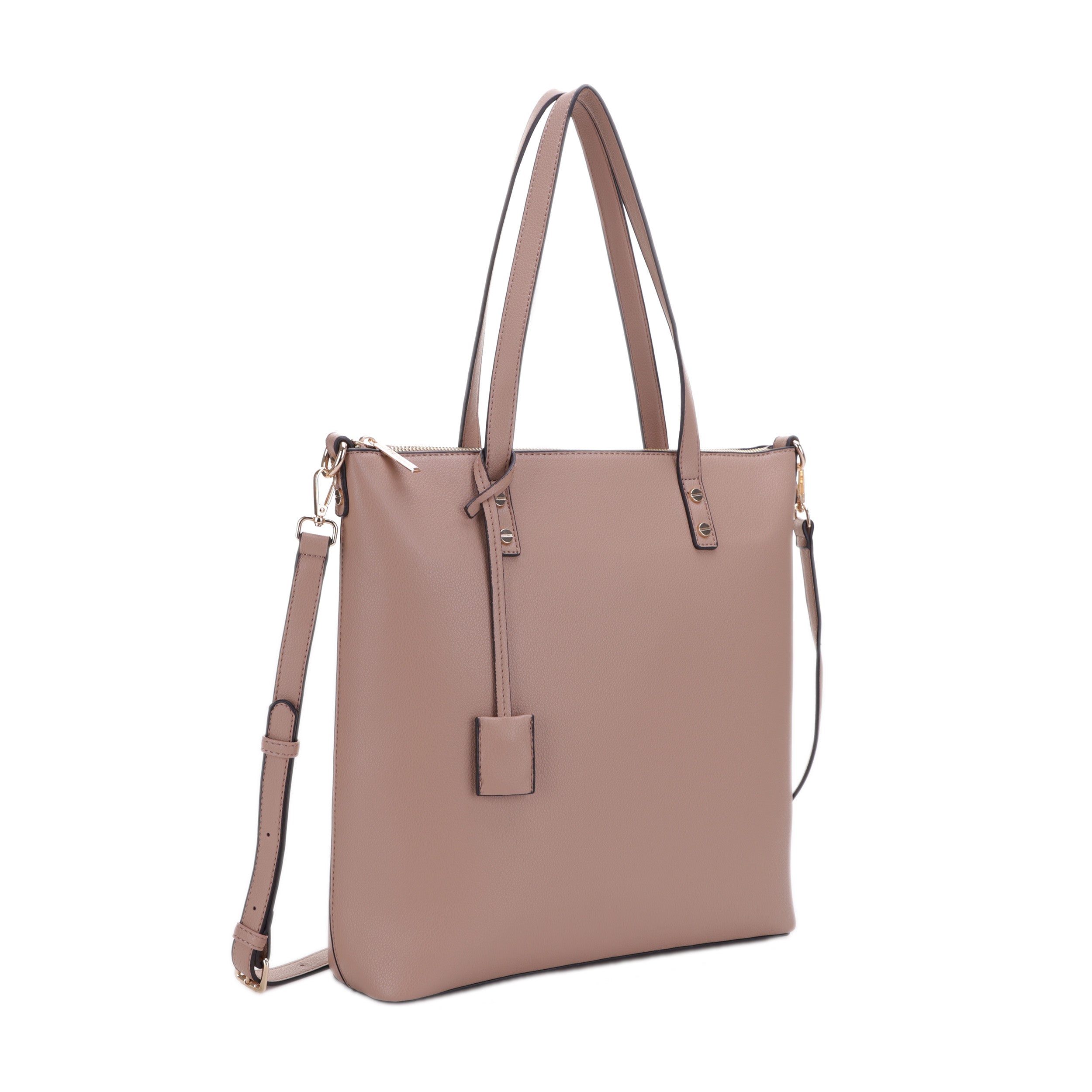 Ashley Vegan Leather Tote Crossbody