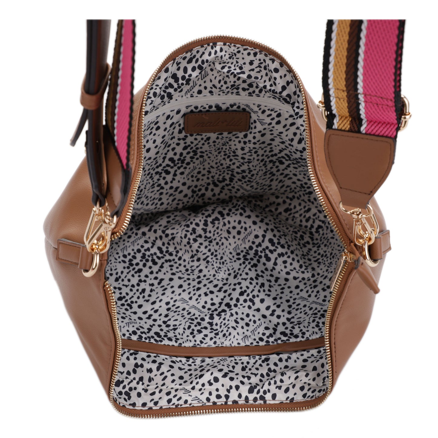 Megan Crescent Double Strap Hobo