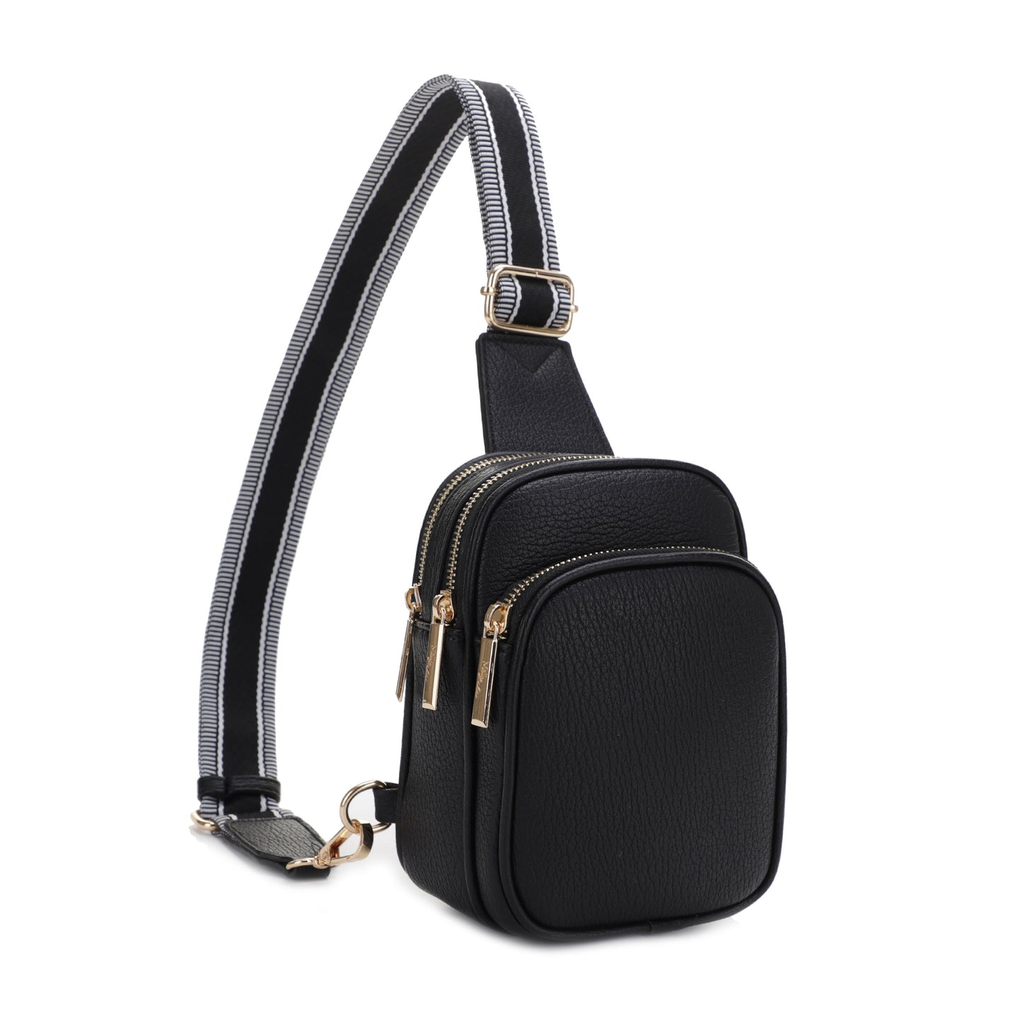 Josie Vegan Leather Web Sling Bag