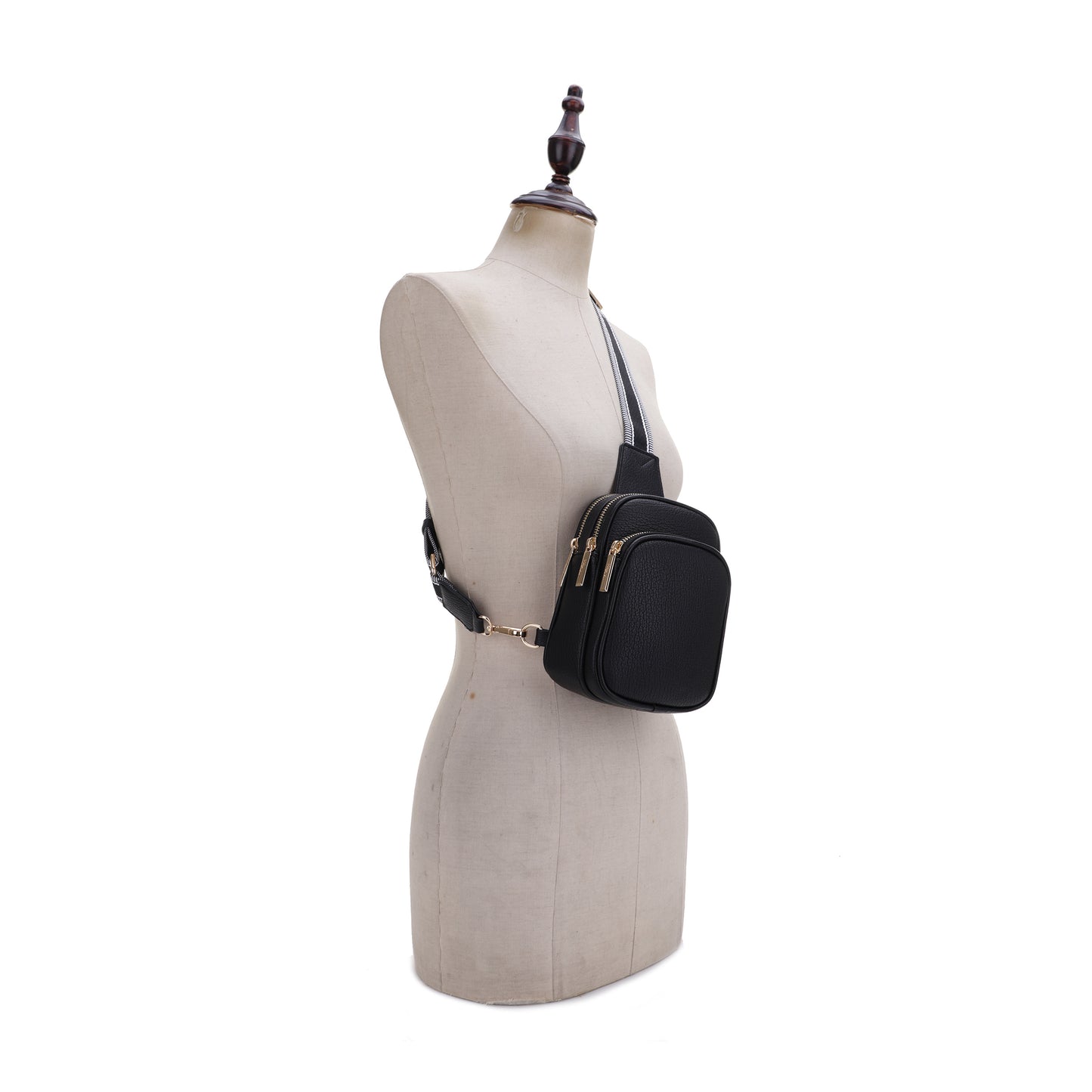 Josie Vegan Leather Web Sling Bag