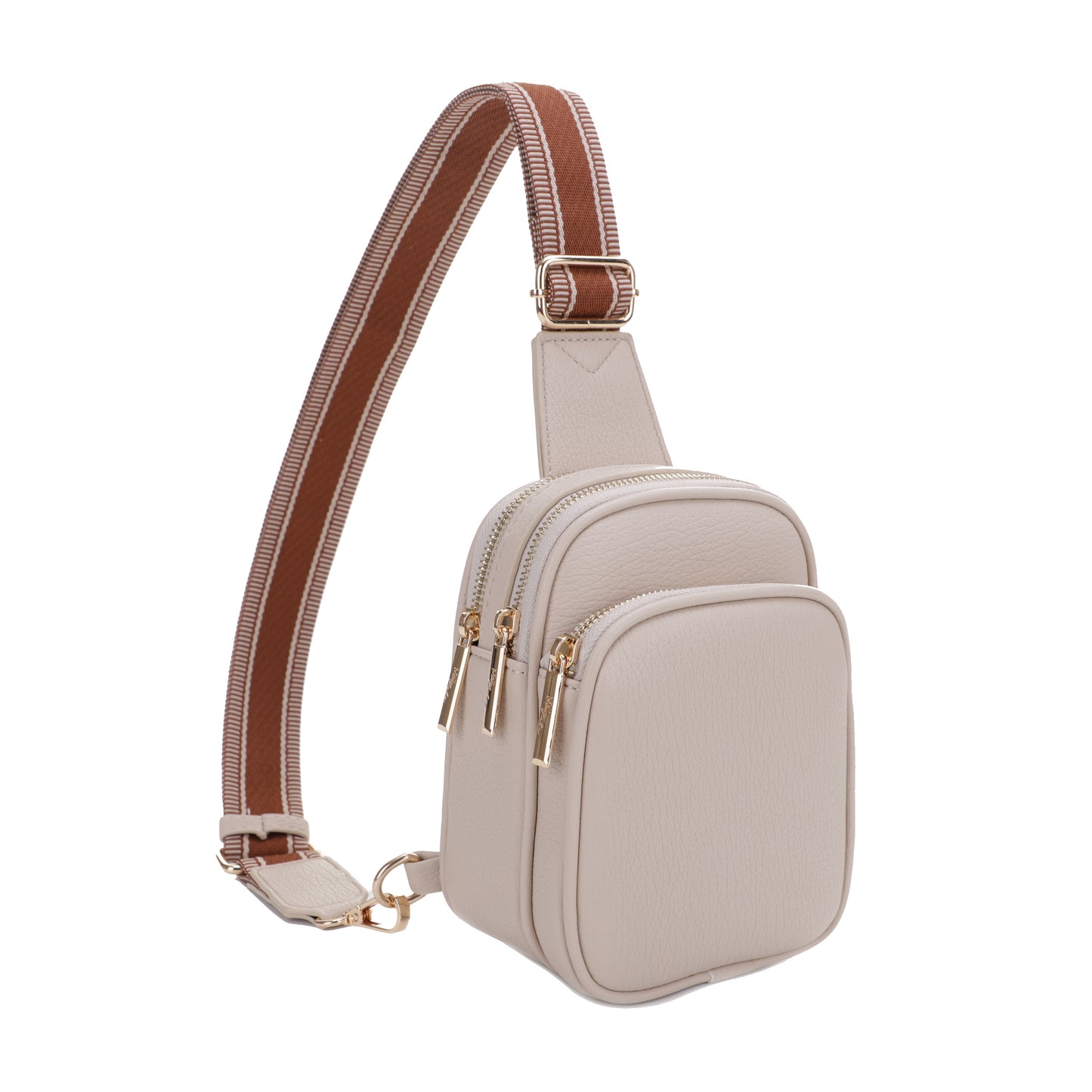 Josie Vegan Leather Web Sling Bag
