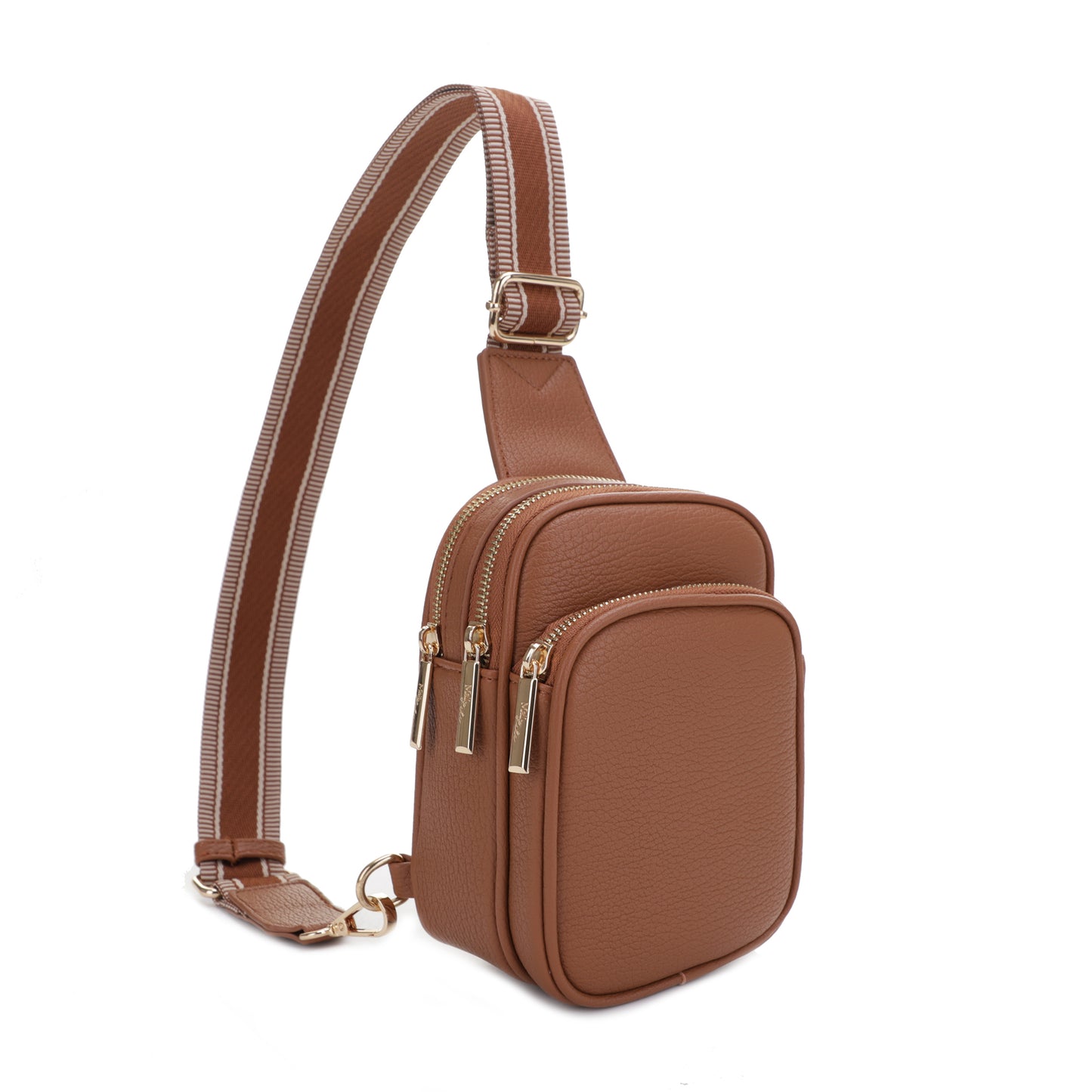 Josie Vegan Leather Web Sling Bag