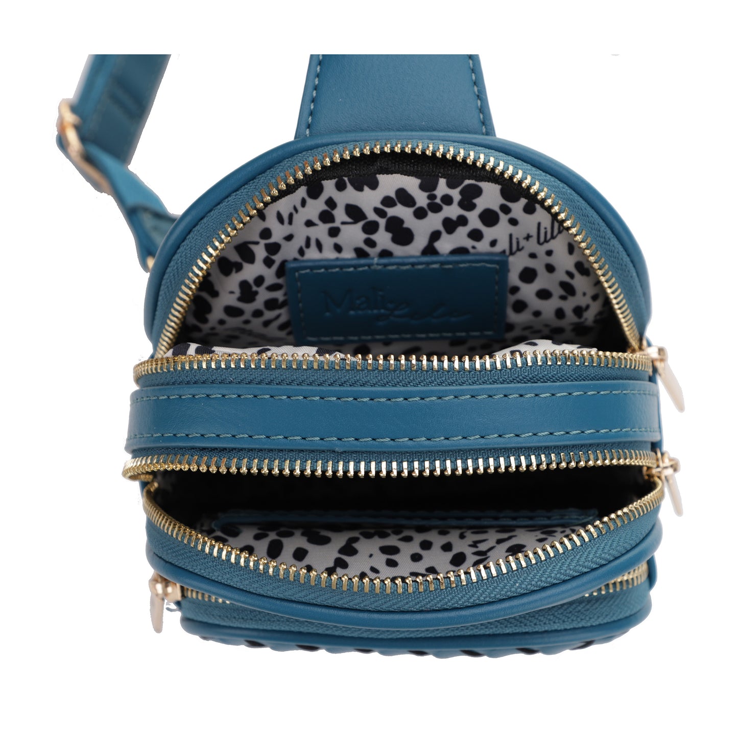 Josie Vegan Leather Woven Sling Bag