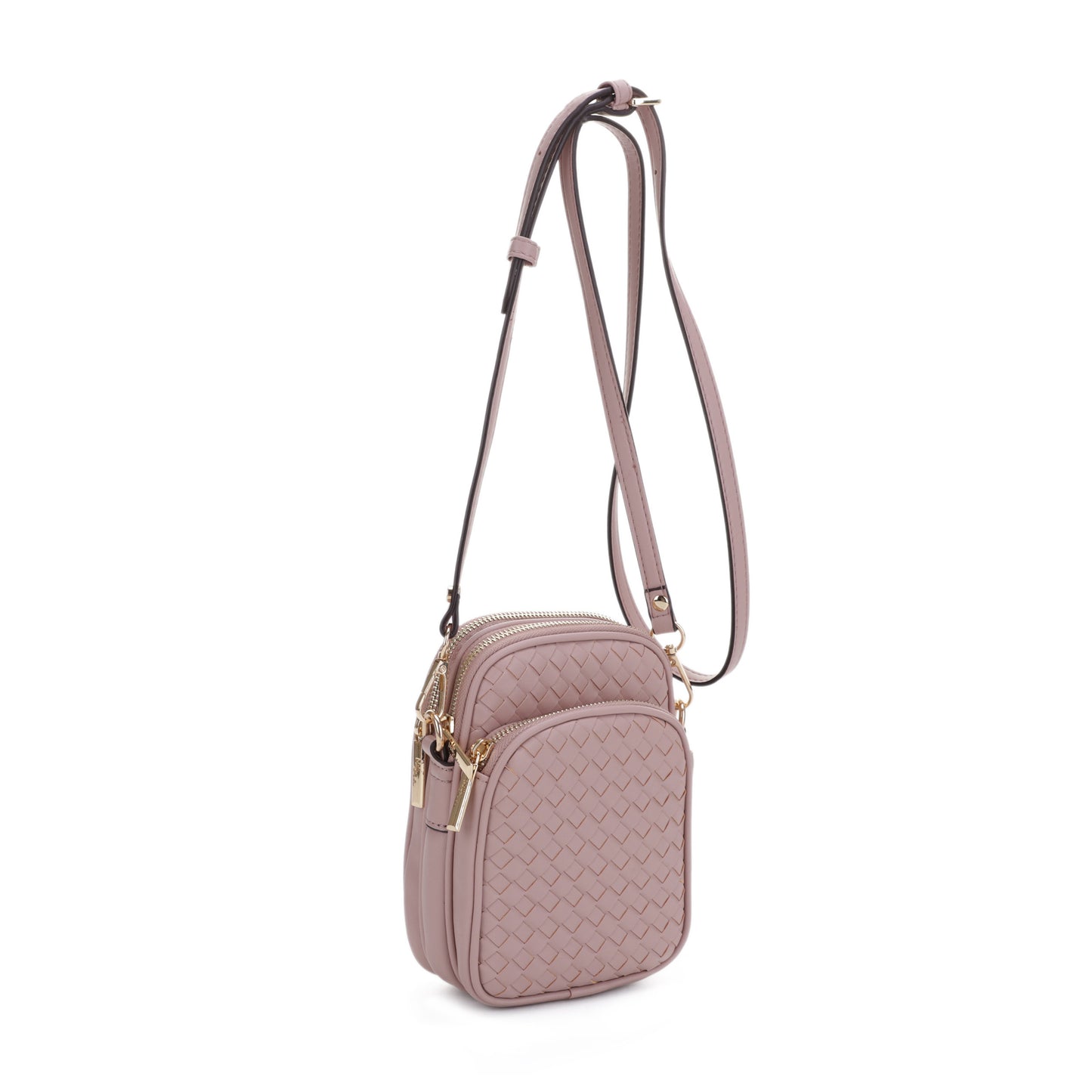 Josie Vegan Leather Woven Crossbody