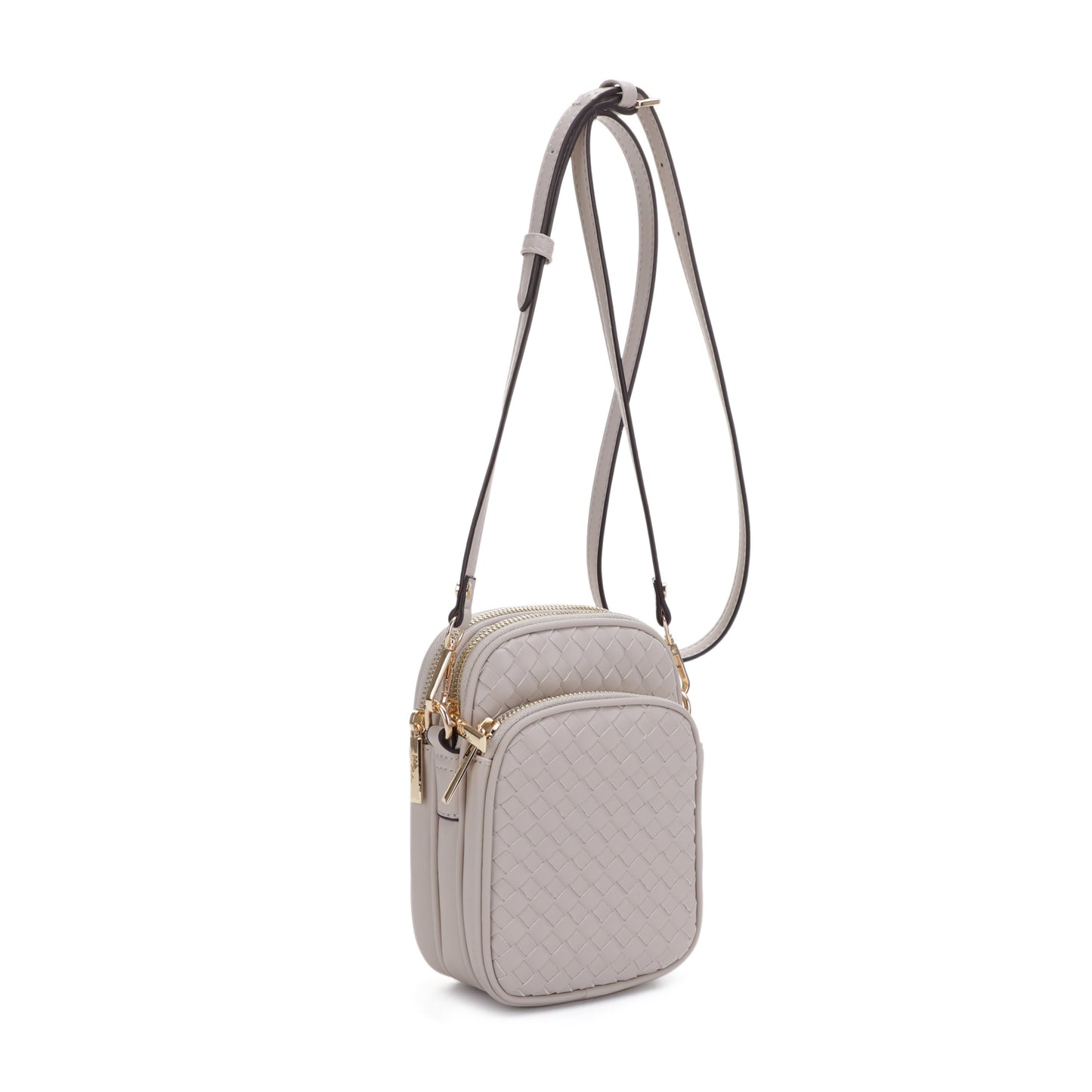 Josie Vegan Leather Woven Crossbody