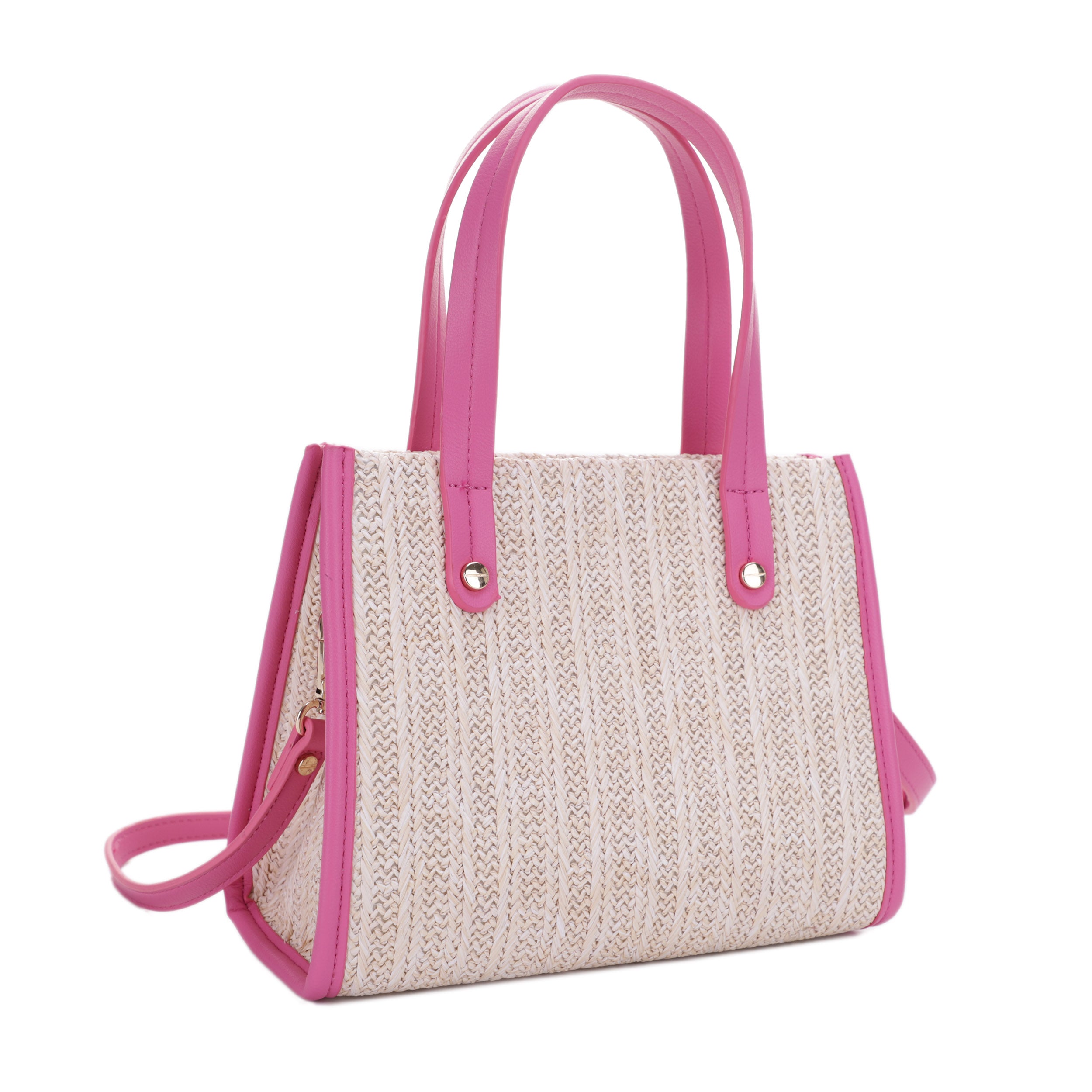 Annabelle Straw Mini Tote Crossbody