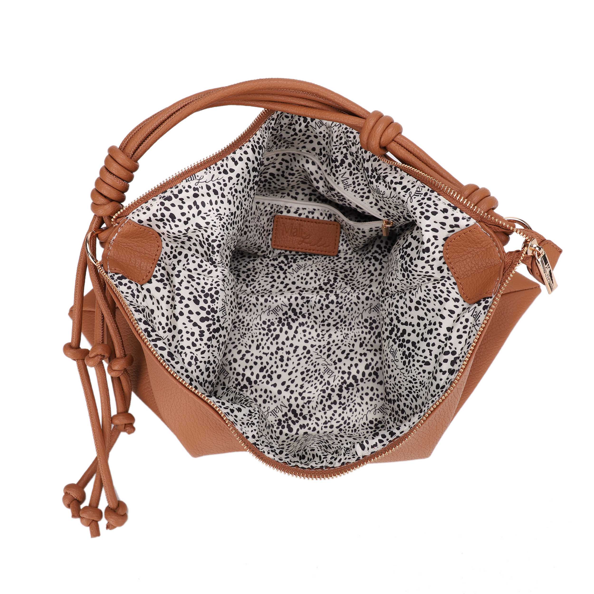 Iris Knotted Handle Shoulder Bag