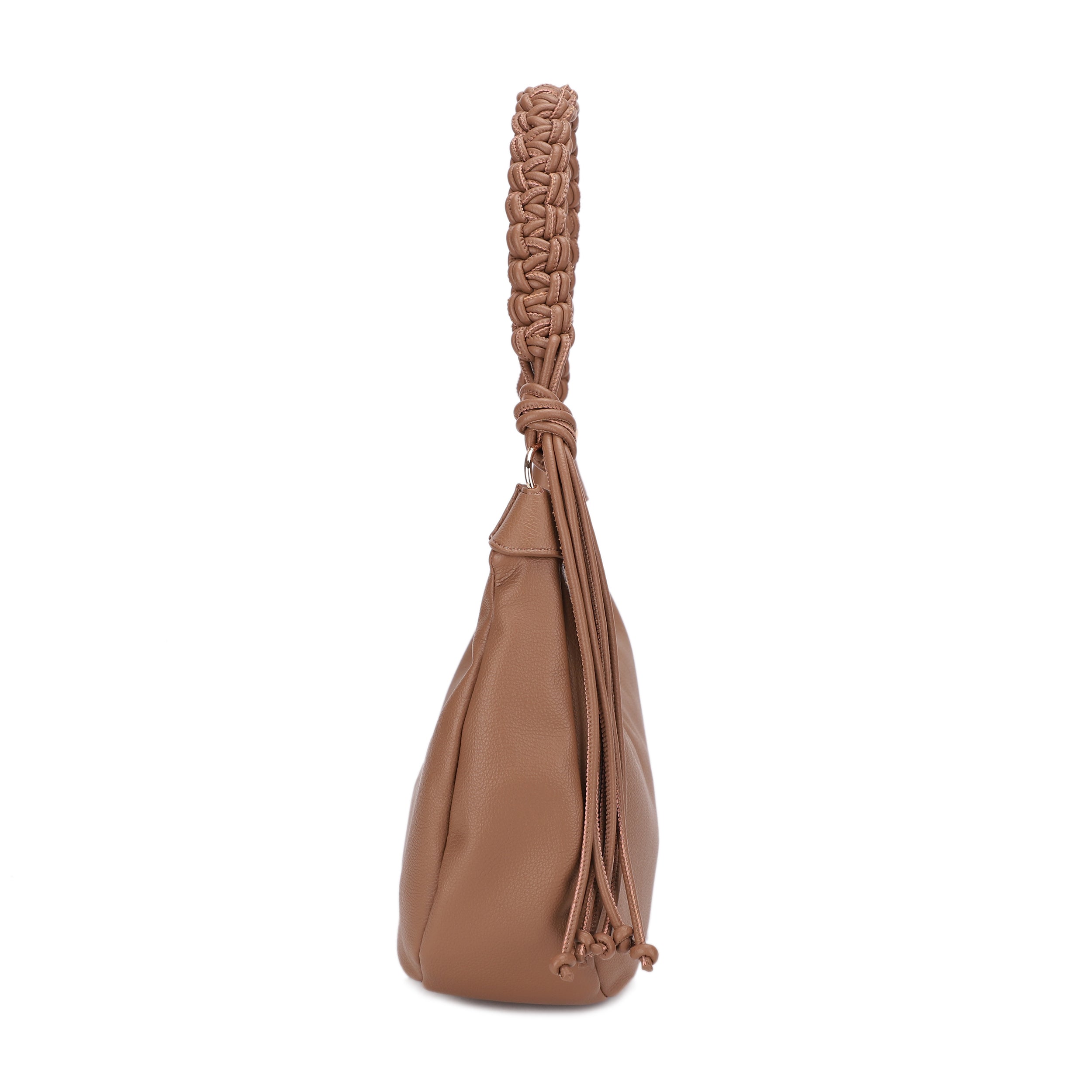 Emma Braided Handle Large Shoulder Bag