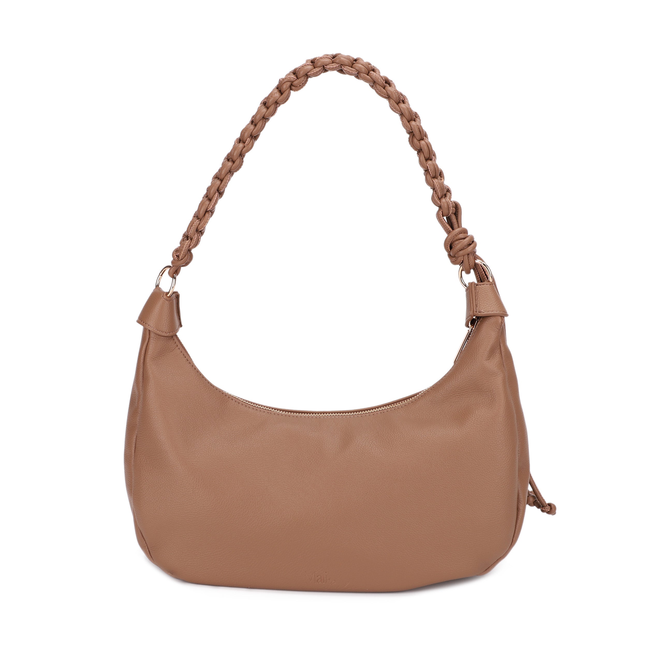 Emma Braided Handle Large Shoulder Bag