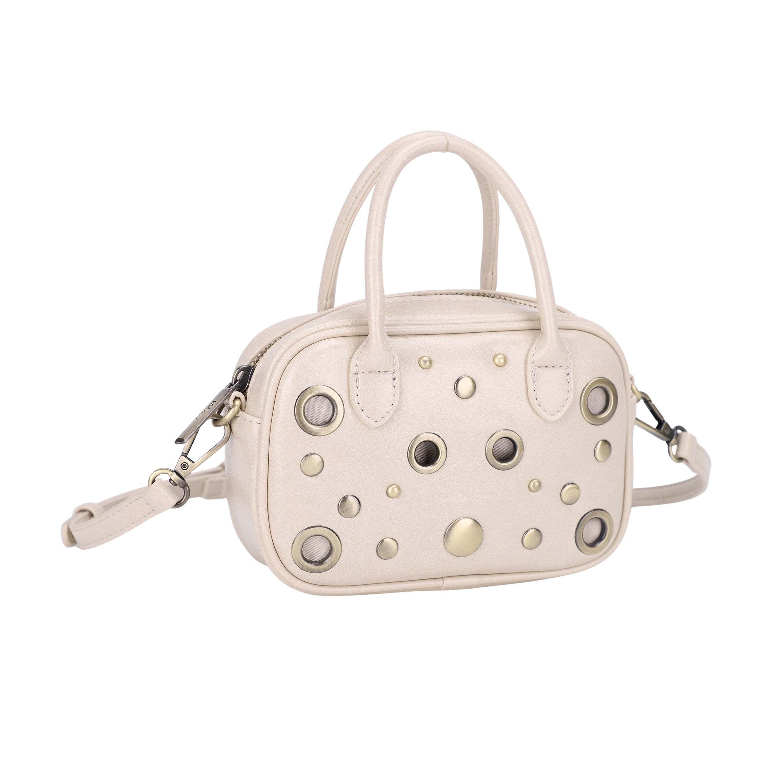 Liv Crossbody with Grommets and Studs
