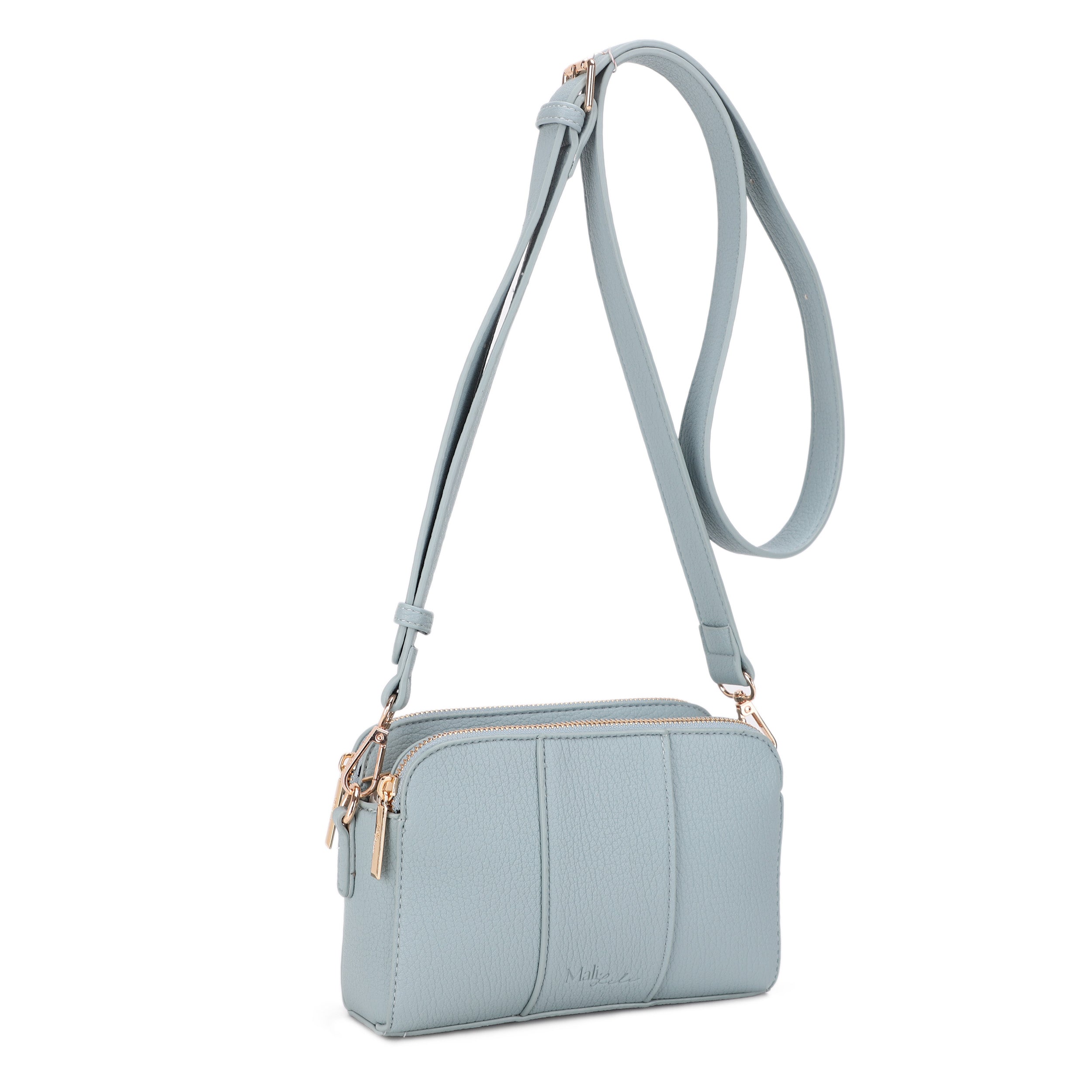 Rose Triple Compartment Crossbody Bag