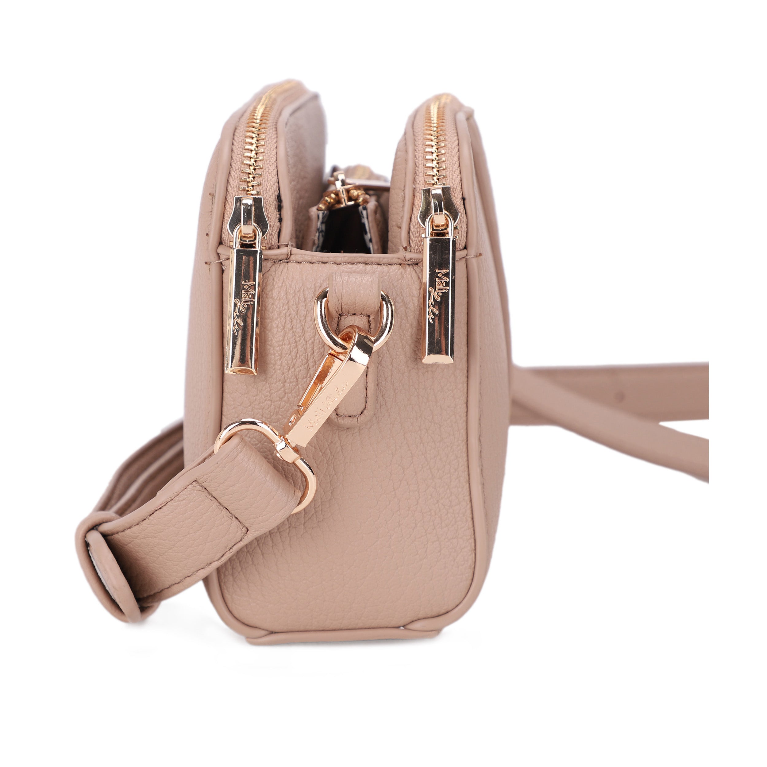 Rose Triple Compartment Crossbody Bag