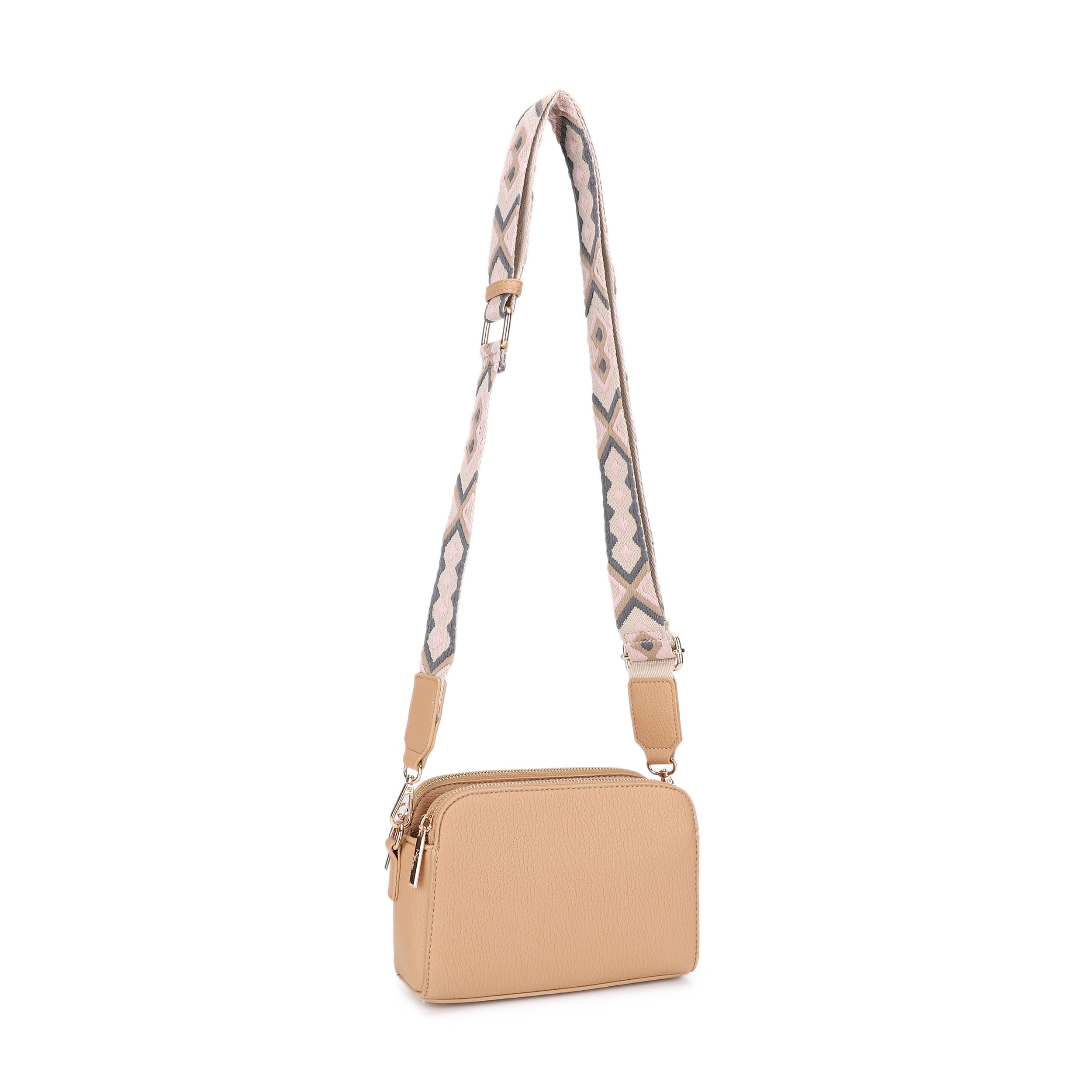 Zahara Vegan Leather Crossbody Bag