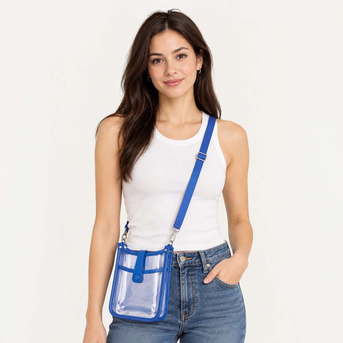 Pippa Crossbody Clear Bag