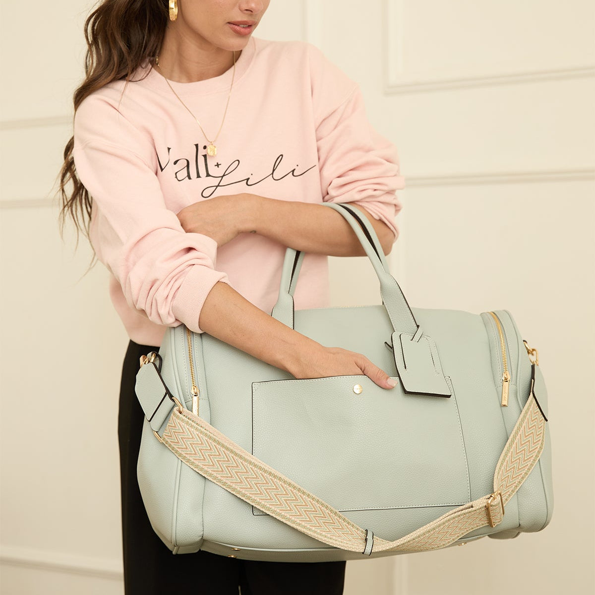 Amie Recycled Vegan Leather Weekender