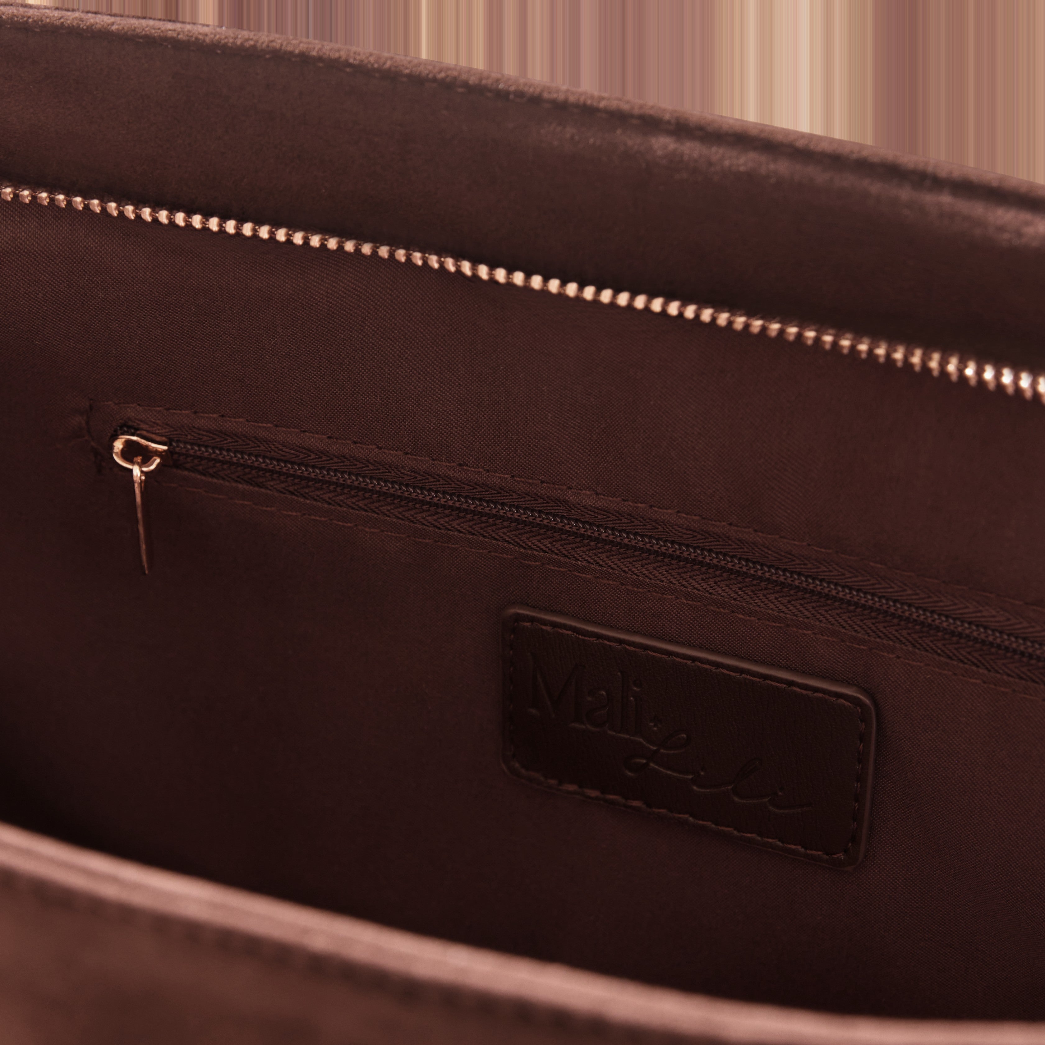 Faux Suede Tote Bag