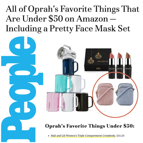 People Magazine "Oprah's Favorite Things Under 50 on Amazon" Mali + Lili