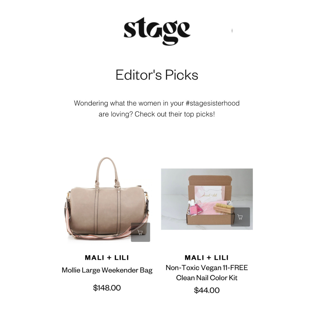 Marie Claire, MALI + LILI Trish Canvas Weekender Bag Marie Claire, MALI + LILI Trish Canvas Weekender Bag