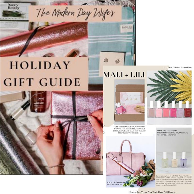 The Modern Day Wife Holiday Gift Guide 2021 featuring MALI + LILI
