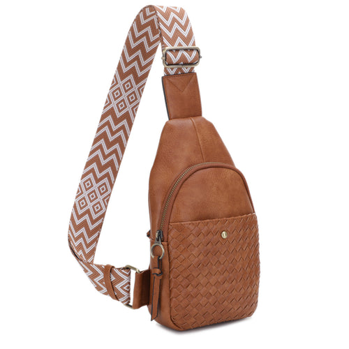 Carly Woven Sling Bag