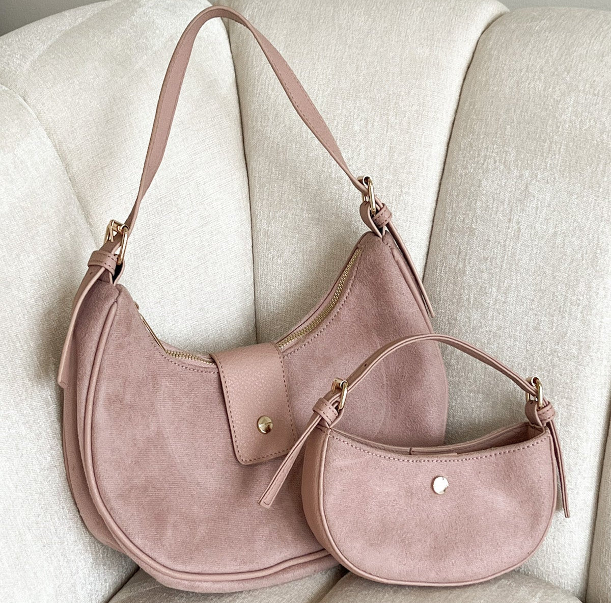 Shay Faux Suede Mommy + Me Set