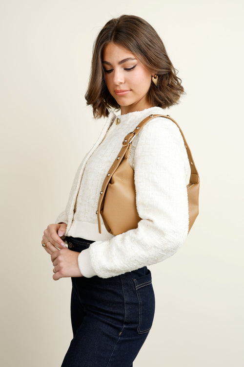 Mali+Lili Addison Studded Shoulder Bag