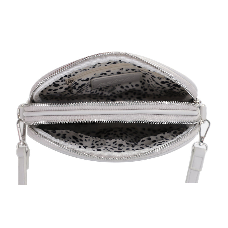 Ava Woven Double Compartment Crossbody