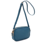 Ava Woven Double Compartment Crossbody