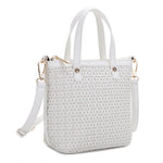 Mia Rattan Mini Tote Crossbody