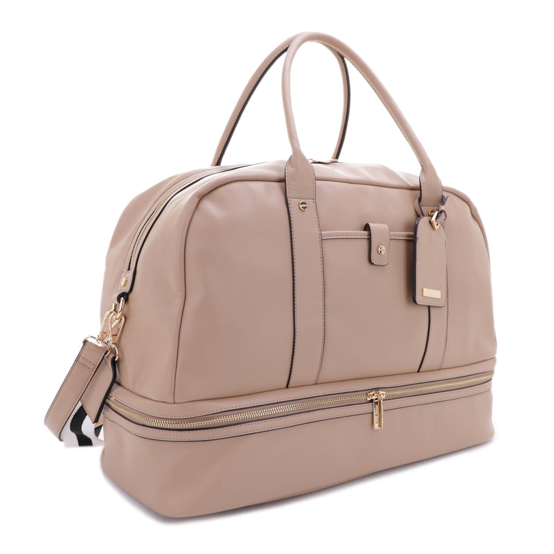 Riley Recycled  Vegan Leather Weekender Bag