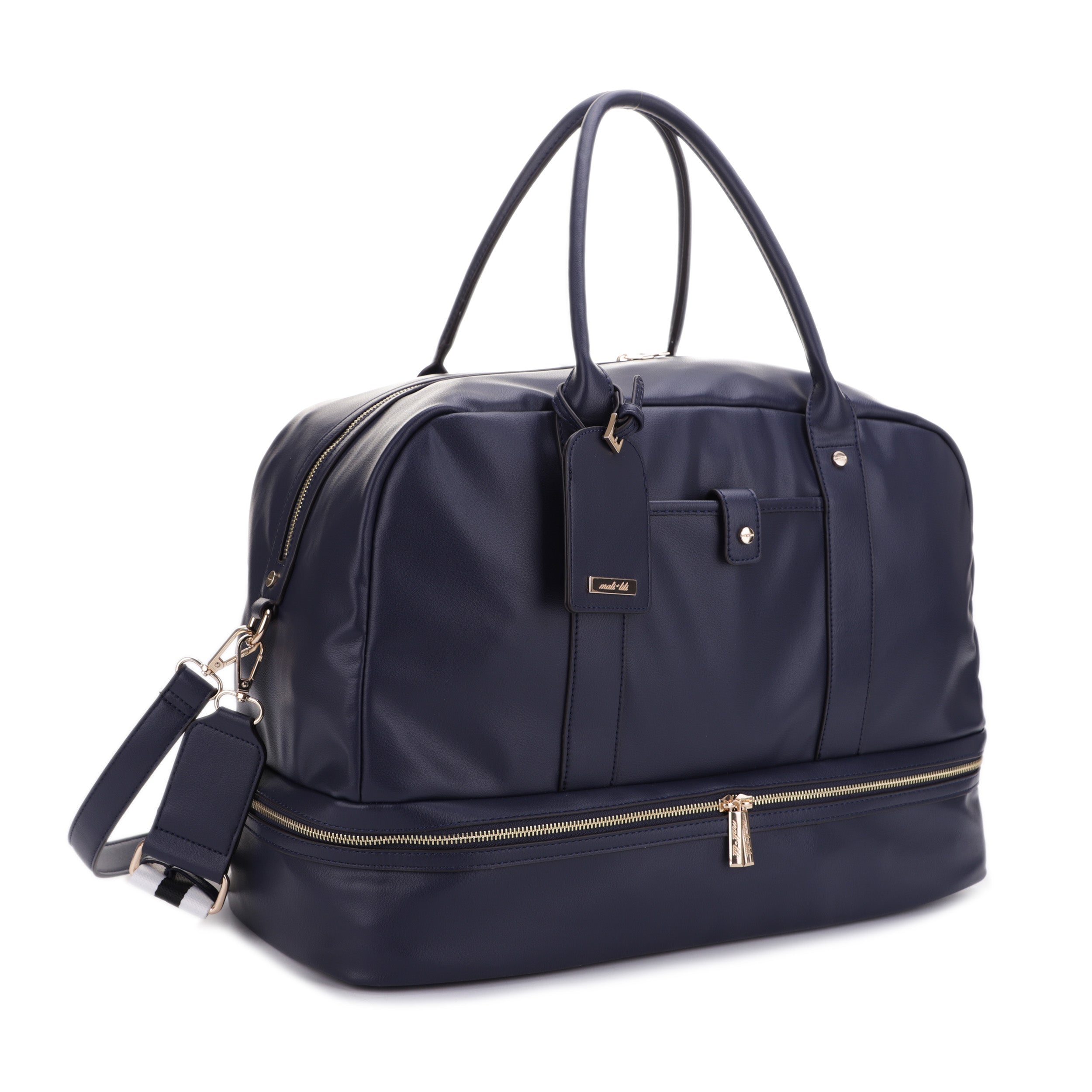Riley Recycled  Vegan Leather Weekender Bag
