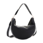 Megan Vegan Leather Hobo Sling with Webbing