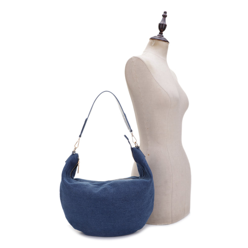 Megan Denim Hobo Sling Bag