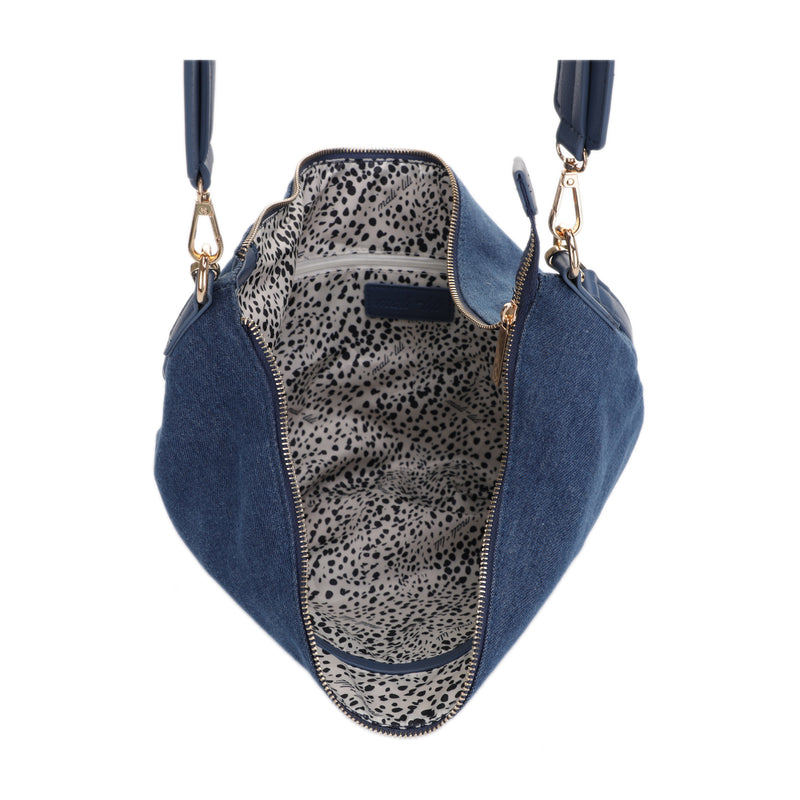 Megan Denim Hobo Sling Bag