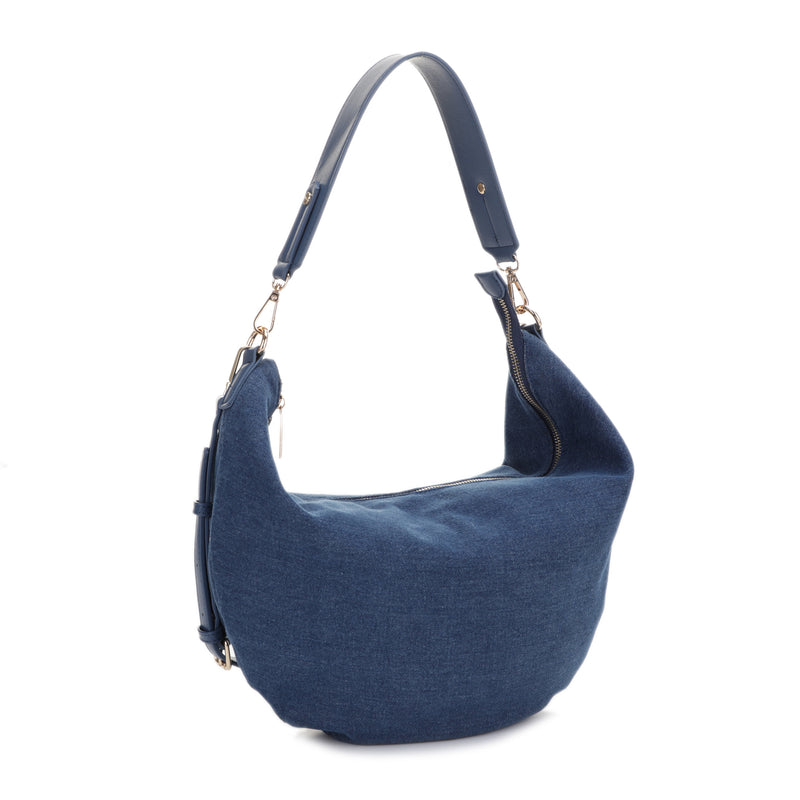 Megan Denim Hobo Sling Bag