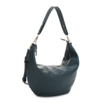 Megan Vegan Leather Hobo Sling with Webbing