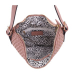 Becca Recycled Woven Vegan Leather Shoulder Bag