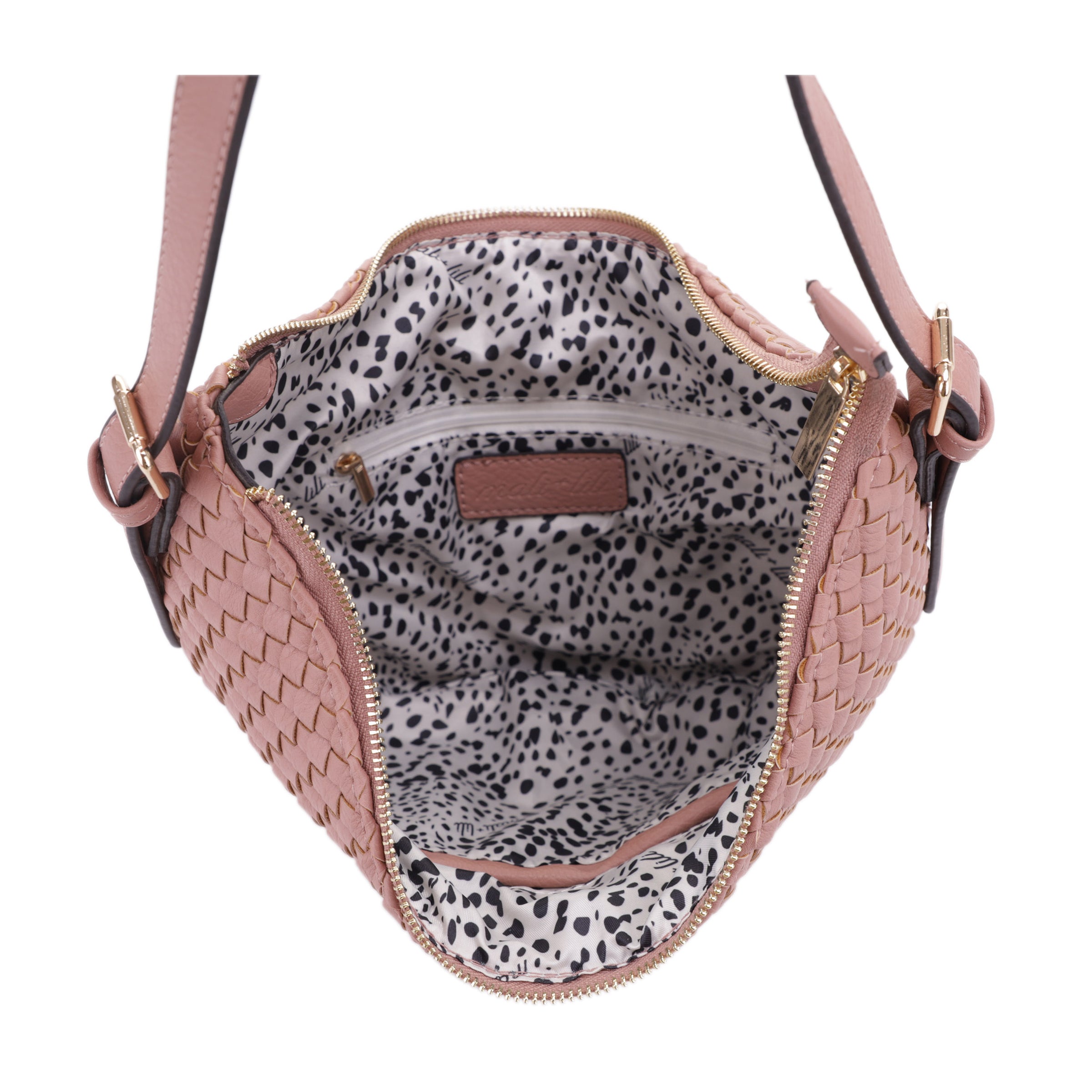 Becca Recycled Woven Vegan Leather Shoulder Bag – Mali + Lili Becca Recycled Woven Vegan Leather Shoulder Bag – Mali + Lili