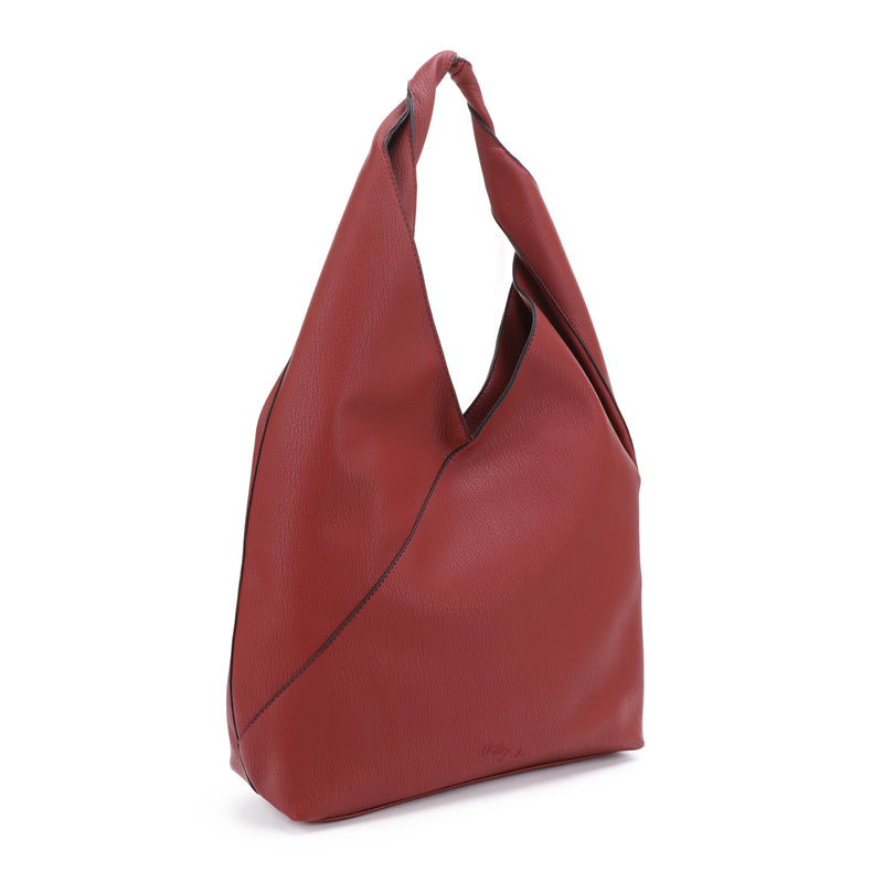 Katie Recycled Vegan Leather Twist Hobo