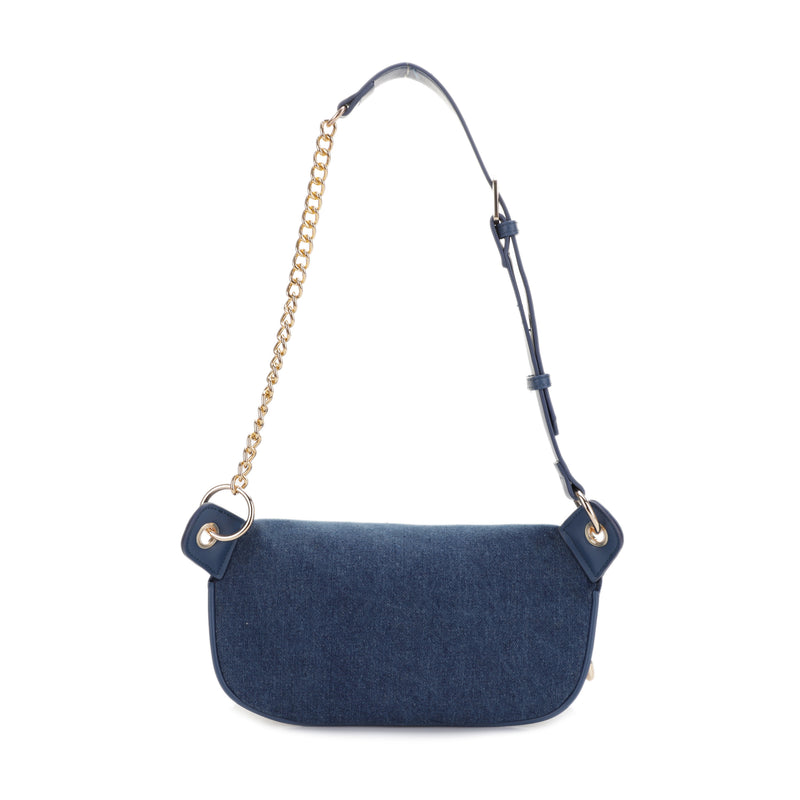 Evelyn Denim Chain Sling Bag