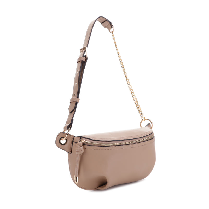 Evelyn Vegan Leather Chain Sling Bag