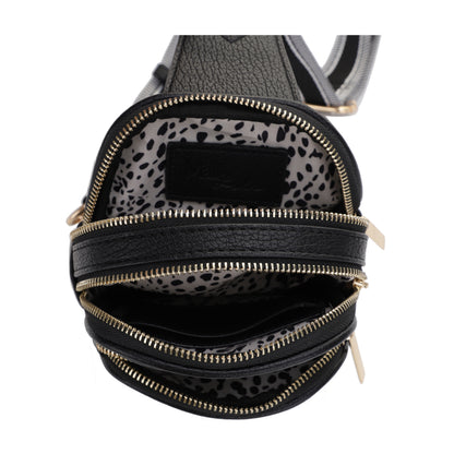 Josie Vegan Leather Web Sling Bag