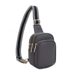 Josie Web Vegan Leather Sling Bag - ONLINE