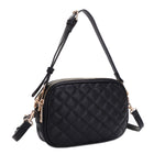 Ava Vegan Leather Quilted Crossbody