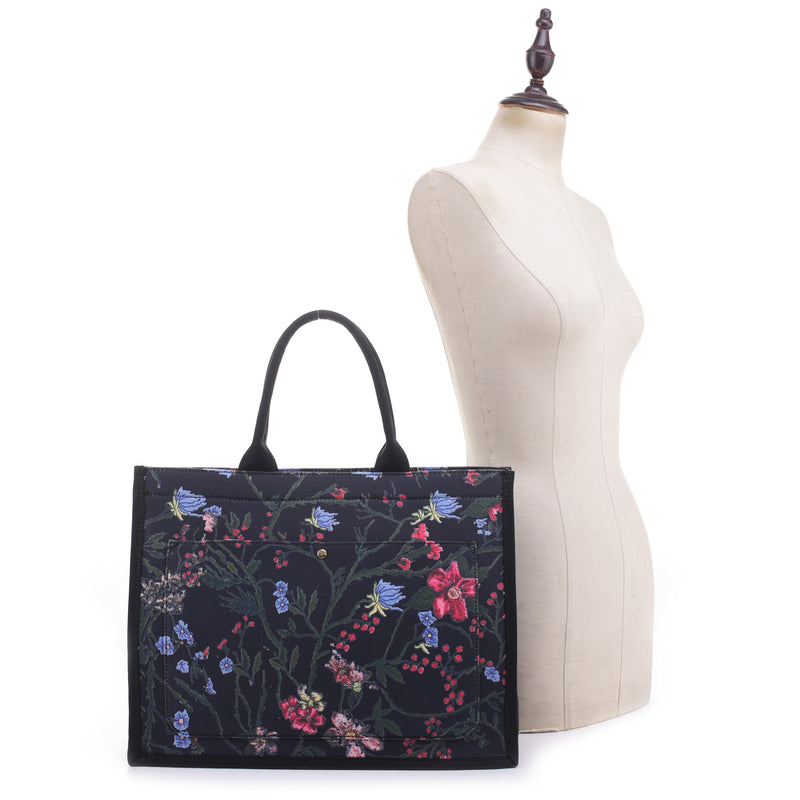 Dahlia Canvas Tote