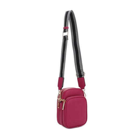 Josie Vegan Leather Web Crossbody