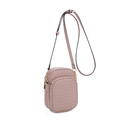 Josie Vegan Leather Woven Crossbody