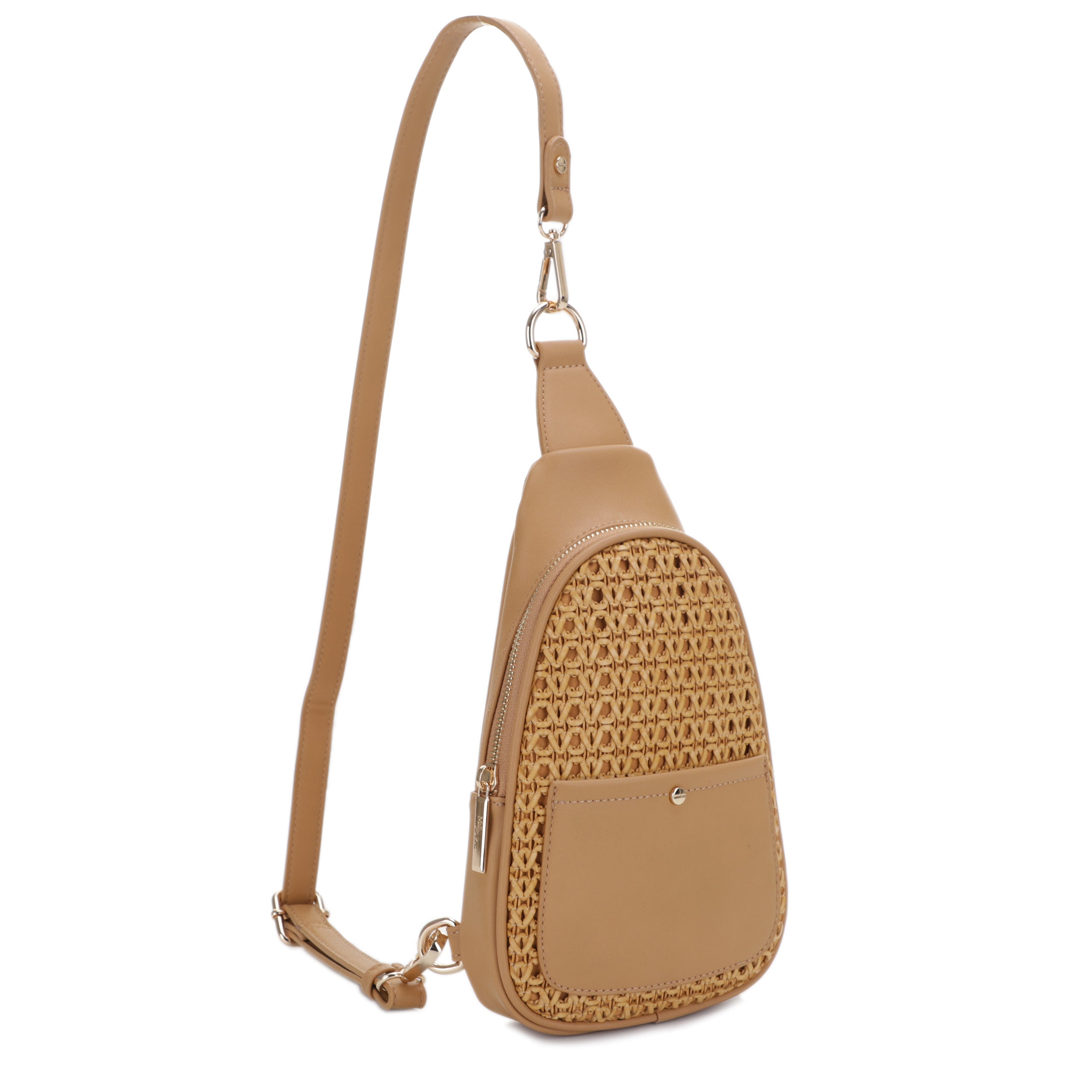 Gwen Rattan Sling Bag